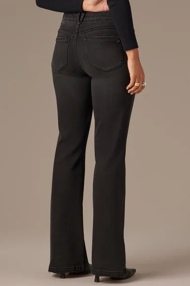 NWT! Wit & Wisdom Black High-Waisted Bootcut Jeans - Picture 3 of 10